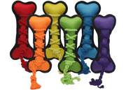 Incredipet Criss-Cross Rope Bone Dog Toy, Assorted 16 in