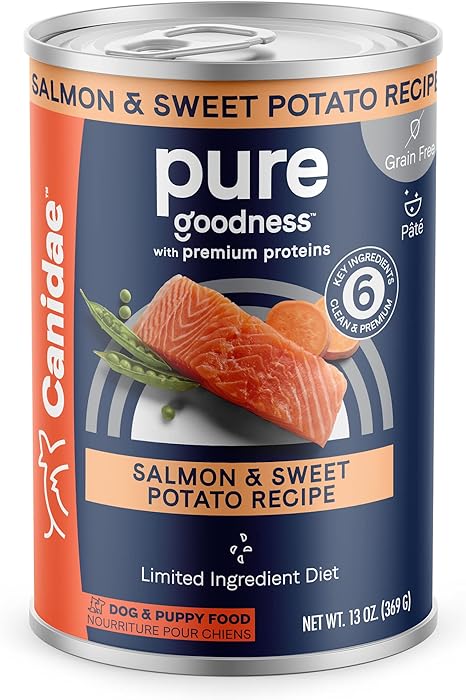 Canidae Pure Goodness Grain-Free Salmon & Sweet Potato Recipe Canned Dog Food