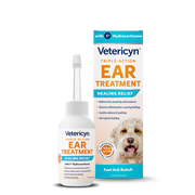 Vetericyn Triple-Action Ear Treatment with 1% Hydrocortisone for Dogs & Cats 1.5 oz