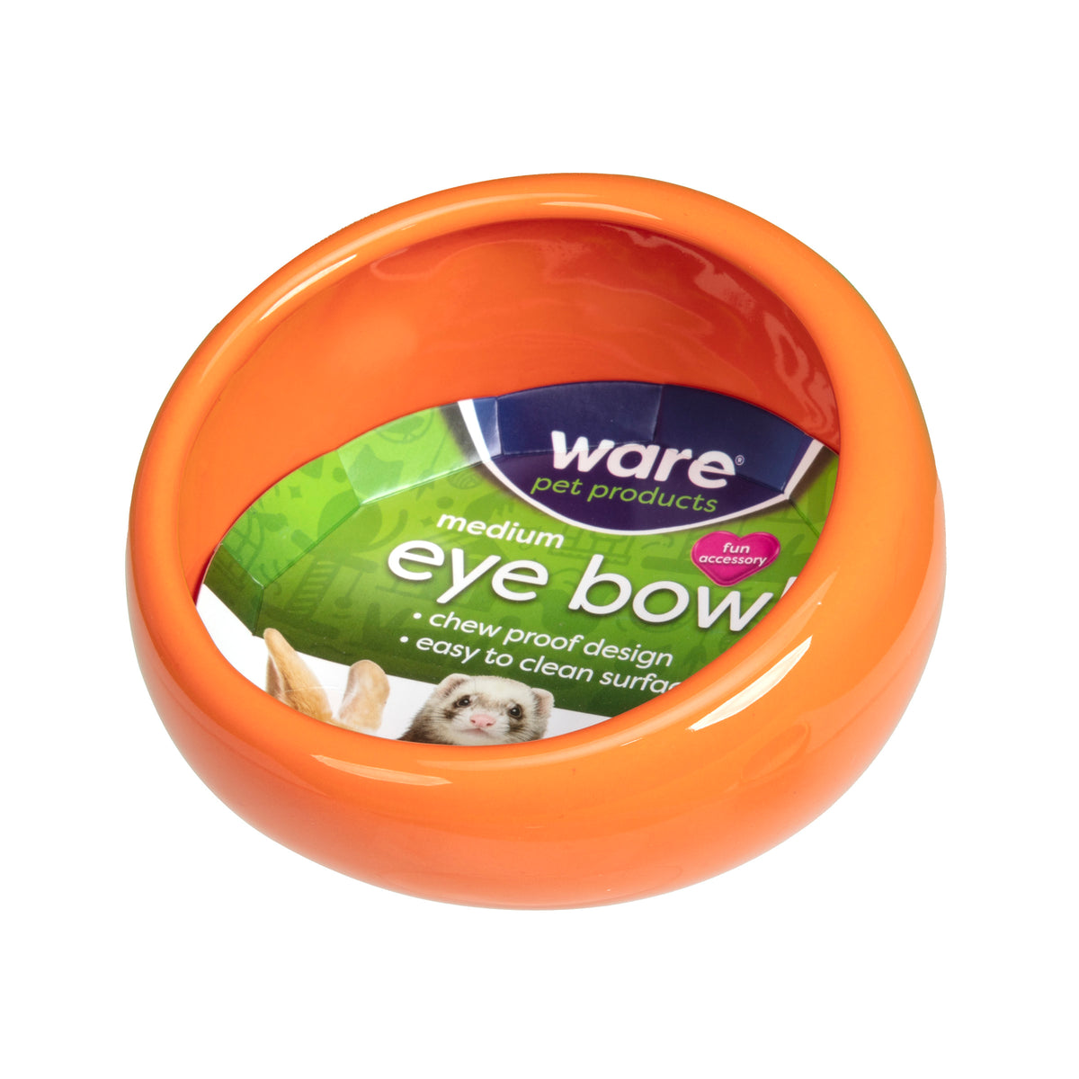 Ware Medium Eye Bowl Small Animal Chew-Proof Bowl 13 oz