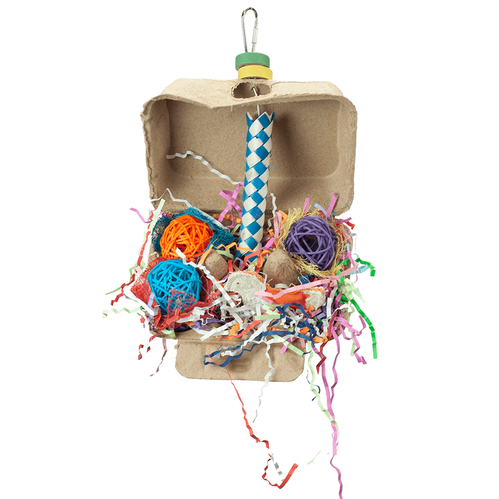 Incredipet Egg-Stravaganza Bird Toy, 8 x 6.5 in