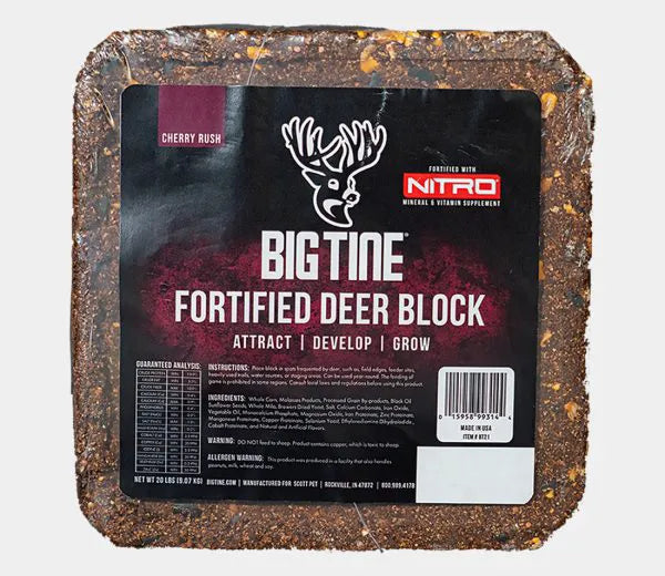 Big Tine Fortified Deer Block 20 lb