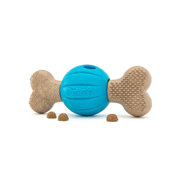 Guru Spin & Chew Bone Treat Dispensing Dog Toy