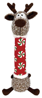 Kong Holiday Shakers Luvs Reindeer Plush Dog Toy 17 in
