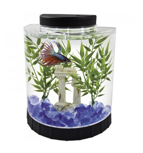 Marineland LED Betta Half Moon Tank 1.1 gal