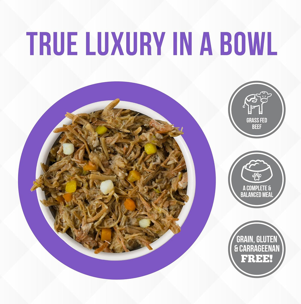 Weruva Truluxe Steak Frites Dinner with Beef & Pumpkin in Gravy Grain-Free Canned Cat Food