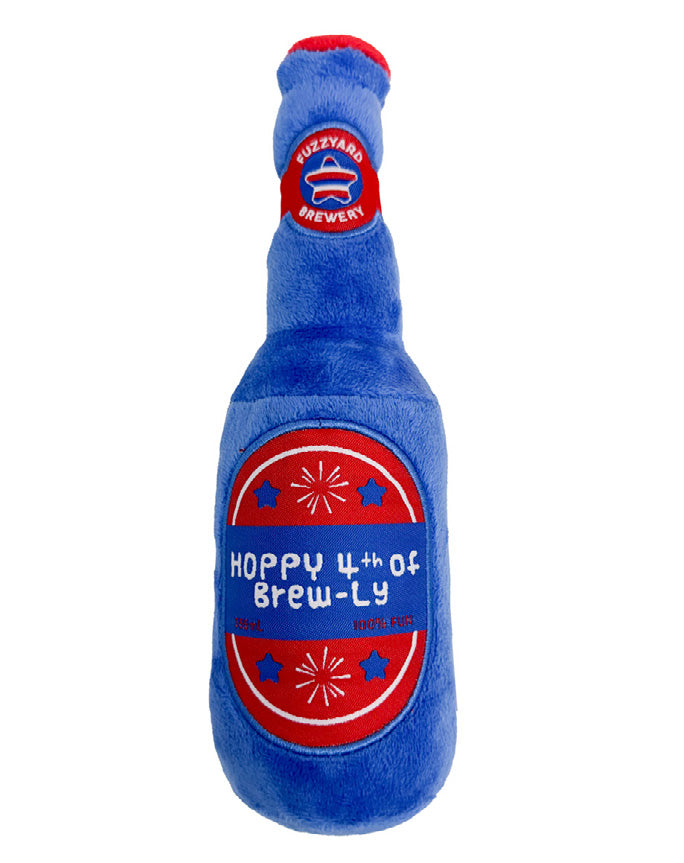 Fuzzyard Summer Hoppy 4th of Brew-ly Plush Dog Toy