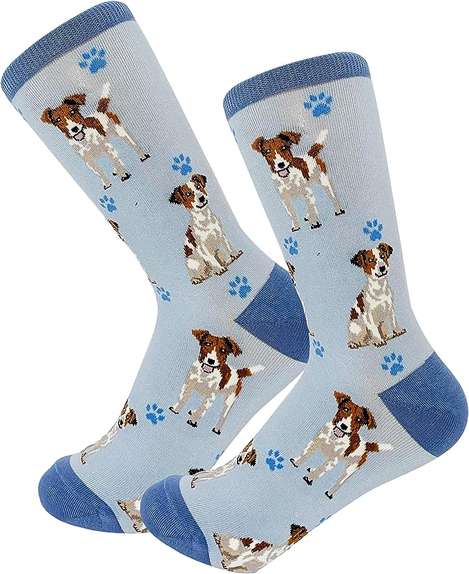E & S Imports Pet Lover Socks Jack Russell Terrier Dog, Unisex, One Size Fits Most