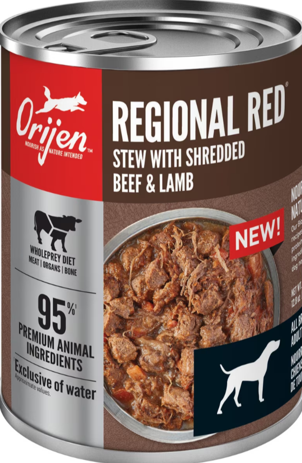 Orijen Real Meat Shreds Regional Red Stew Wet Dog Food