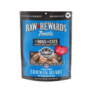 Northwest Naturals Raw Rewards Treats Freeze Dried Chicken Heart for Dogs & Cats 3 oz