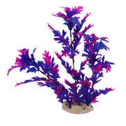 Incredipet Plastic Hygrophilia Aquarium Plant, Purple 12 in