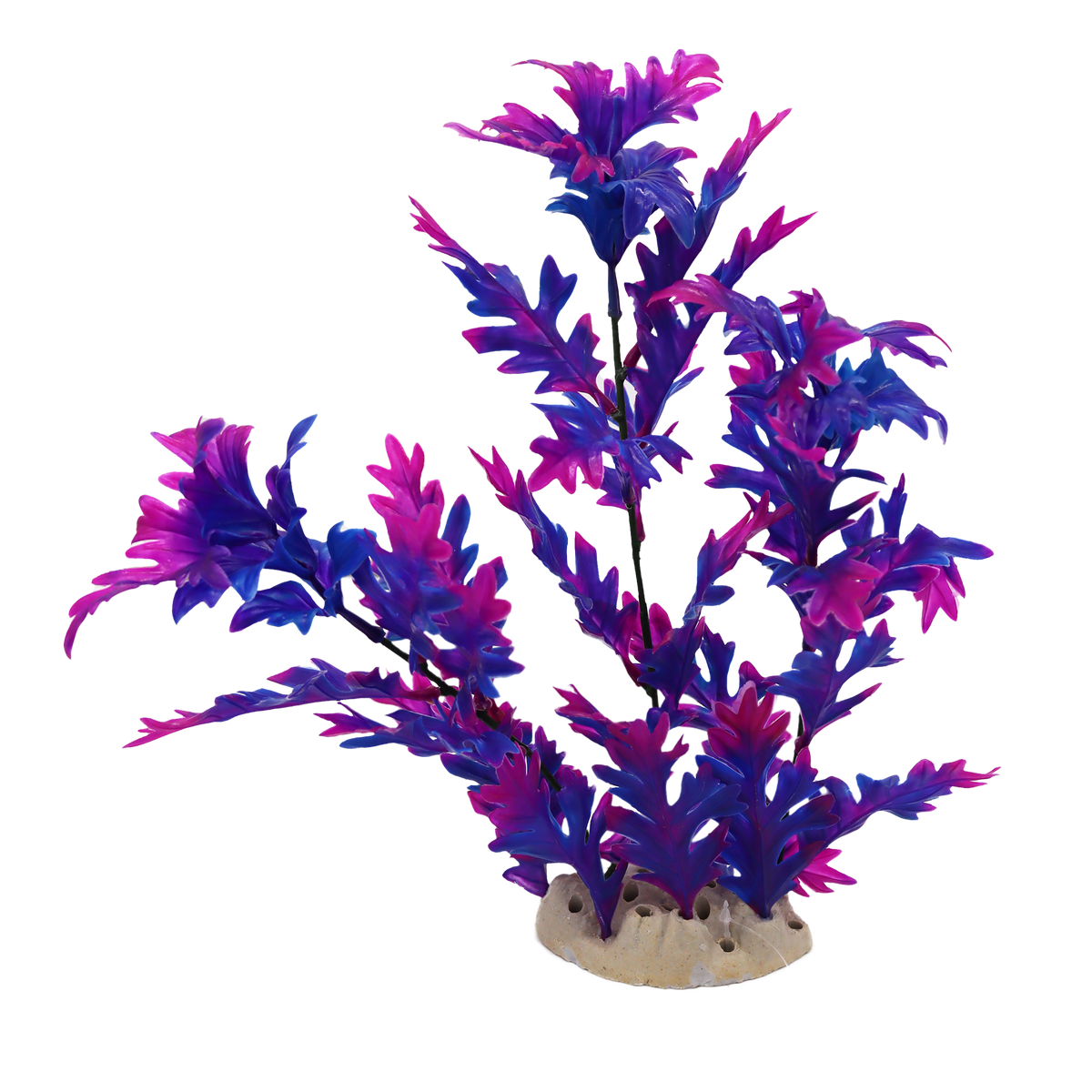 Incredipet Plastic Hygrophilia Aquarium Plant, Purple 12 in