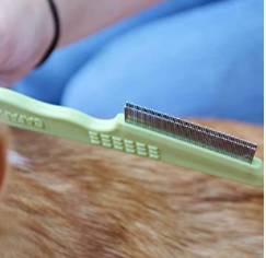 Coastal Pet Products Safari Double Row Teeth Flea Comb With Handle