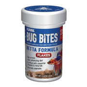 Fluval Bug Bites Betta Color Enhancing Flakes Fish Food .63 oz