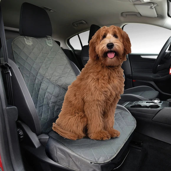 Kole Imports Water Resistant Adjustable Front Car Seat Protective Pet Cover