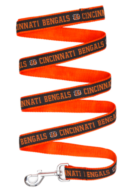 Pets First Cincinnati Bengals Dog Leash 1 in x 6 ft