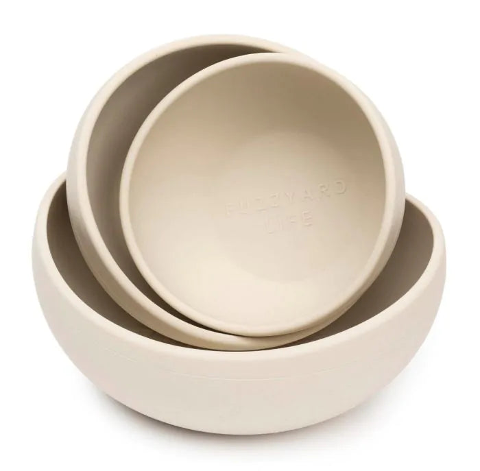 Fuzzyard Life Silicone Sandstone Dog Pet Food & Water Bowl