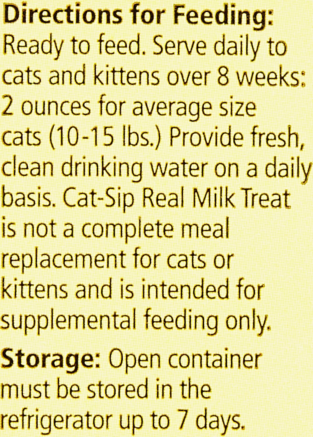Akpharma Cat-Sip Lactose-Free Milk Treat For Cats & Kittens 8 oz