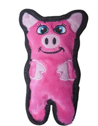 Outward Hound Invincibles Mini Pig Stuffing-Free Dog Toy Mini