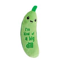 Catstages Crunchy Pickle Kicker Plush Cat Toy with Catnip