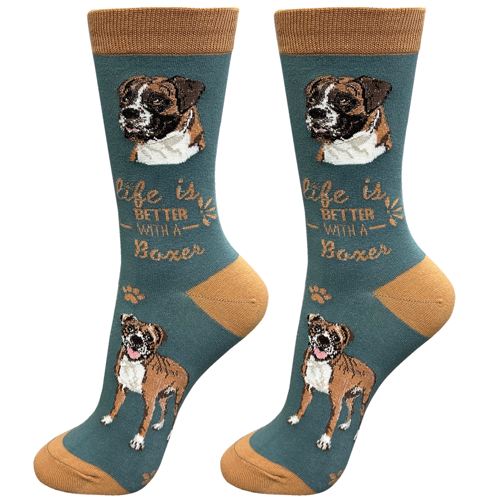 E & S Imports Life is Better With a Boxer Socks