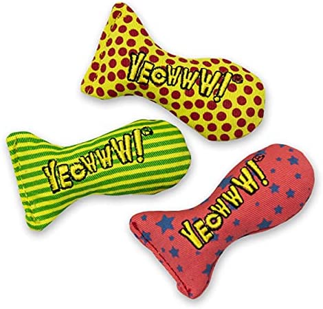 Yeowww Stinkies Stripes Cat Toy