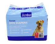 Incredipet Medium Disposable Female Dog Diapers 13 pk