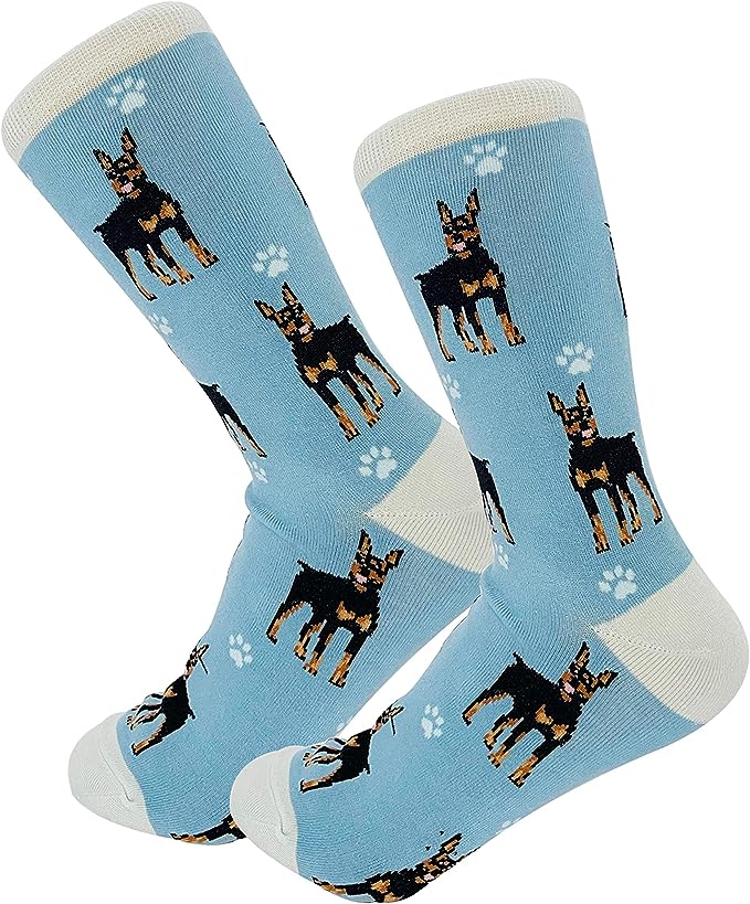 E & S Imports Pet Lover Socks Doberman Dog, Unisex, One Size Fits Most