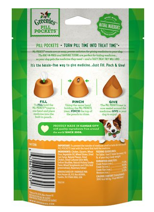 Greenies Pill Pockets for Tablets, Chicken Flavor for Dogs 30 ct