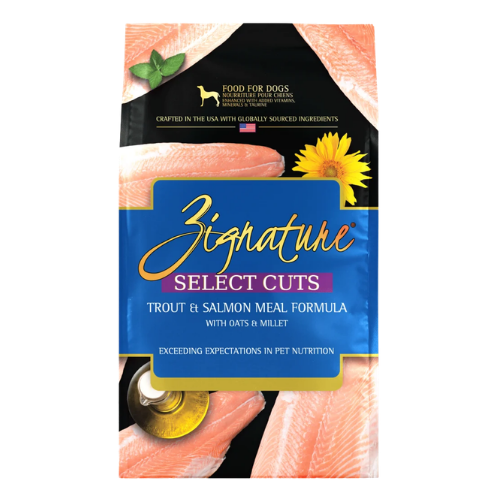 Zignature Select Cuts Trout & Salmon Meal Formula Dry Dog Food