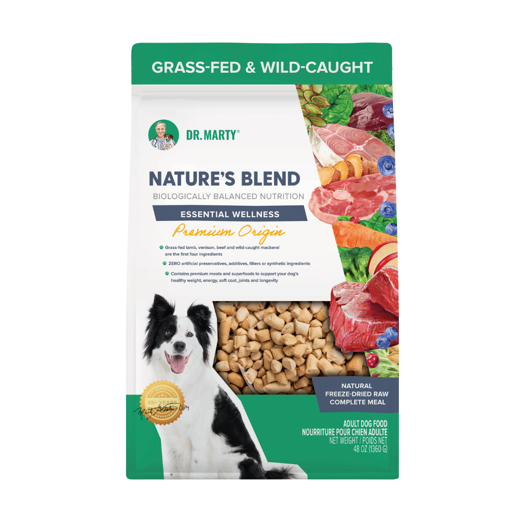 Dr. Marty Nature's Blend Essential Wellness Premium Origin Freeze-Dried Raw Dog Food 48 oz