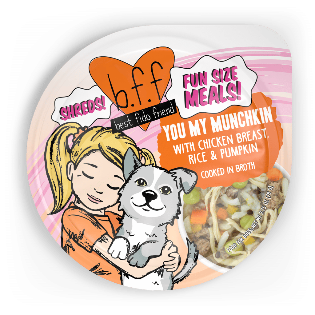 Weruva B.F.F. Fun Size Meals You My Munchkin with Chicken Breast, Rice & Pumpkin Cooked in Broth Wet Dog Food
