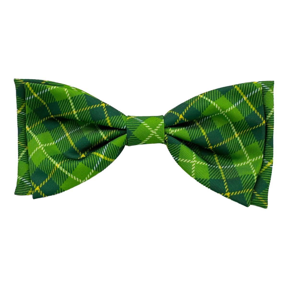 Huxley & Kent St. Patrick's Day Irish Plaid Bow Tie Pet Collar Accessory