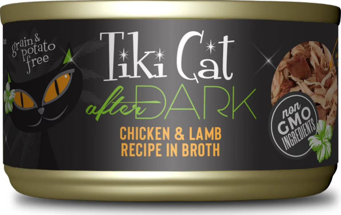 Tiki Cat After Dark Chicken & Lamb in Broth Canned Cat Food