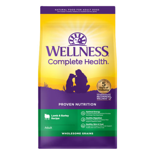 Wellness Complete Health Adult Lamb & Barley Recipe Dry Dog Food 26 lb