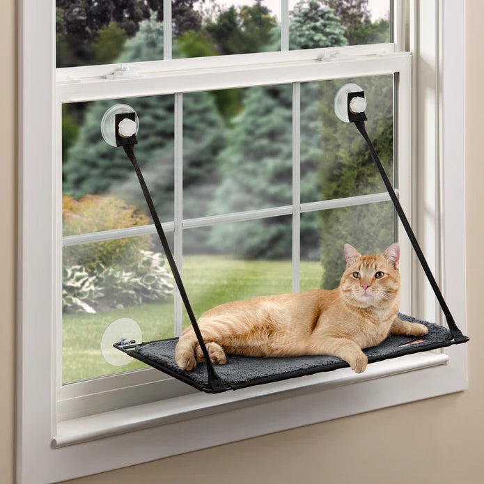 K&H EZ Mount Window Kitty Sill Single Level Perch