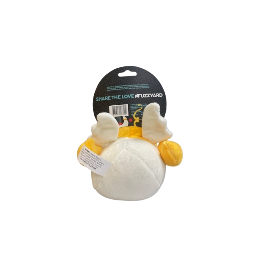 Fuzzyard Valentine's Day Cupid Duck Plush Dog Toy 5 in