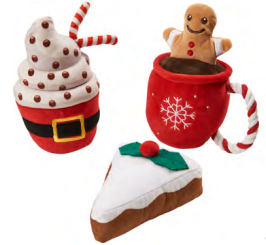 Spot Holiday Yummies Plush Dog Toy, Assorted 6 in