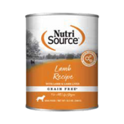 Nutrisource Grain Free Lamb Recipe Canned Dog Food