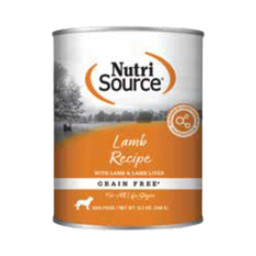 Nutrisource Grain Free Lamb Recipe Canned Dog Food
