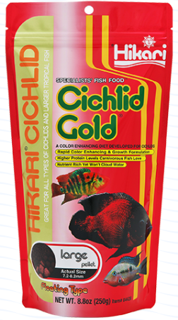 Hikari Cichlid Gold Large Pellets 8.8 oz