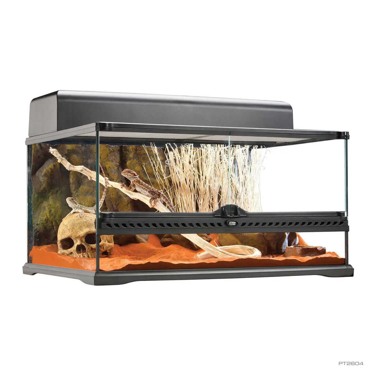 Exo Terra Glass Terrarium Reptile Habitat, 24"x18"x12"