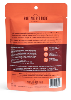 Portland Pet Food Company Luke's Chicken N' Pumpkin Cat Meal Pouch