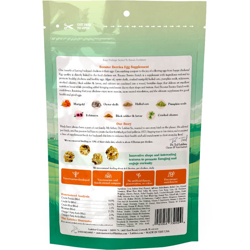 Lafeber's Booster Berries Enrich Chicken Egg-Laying Supplement 10 oz