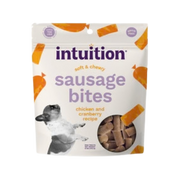 Intuition Chicken & Cranberry Recipe Grain-Free Soft & Chewy Sausage Bites Dog Treats 6 oz