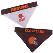 Pets First Cleveland Browns Reversible Dog Bandana