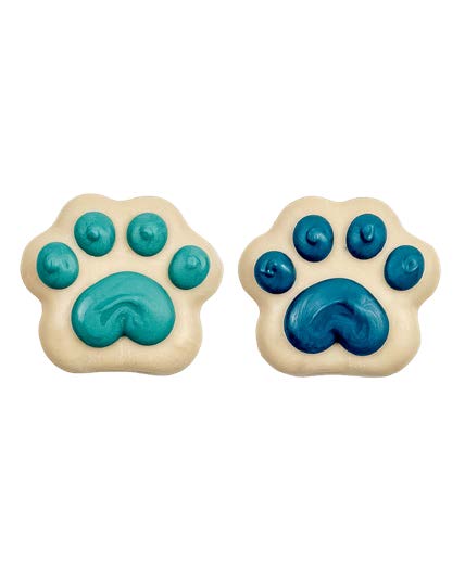 Bosco & Roxy Winter Mini Pawprint Dog Cookie Treat, Assorted
