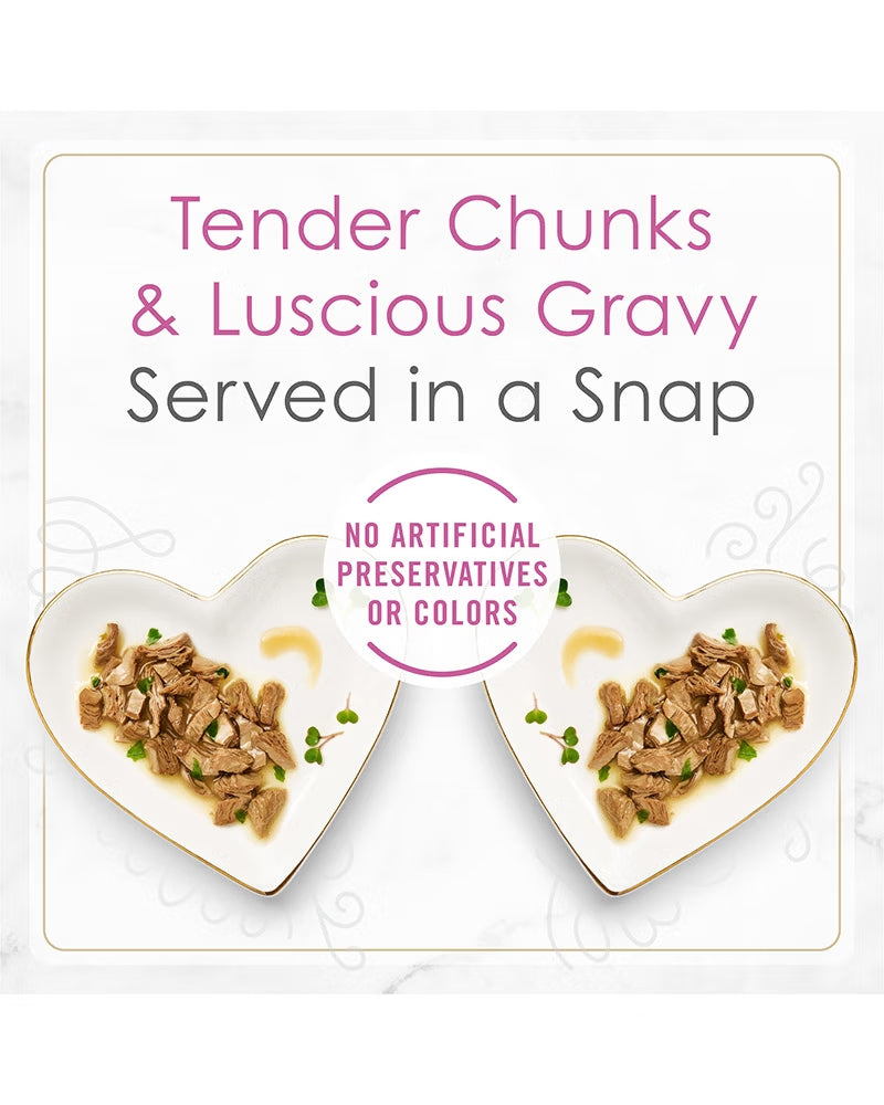 Fancy Feast Petites Seared Salmon Entree with Spinach in Gravy Wet Cat Food