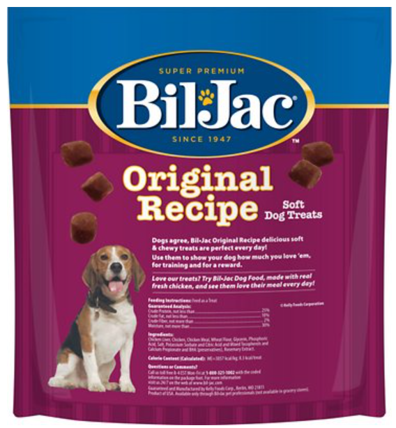 Bil Jac Original Recipe Dog Fresh Chicken Liver Treats 10 oz