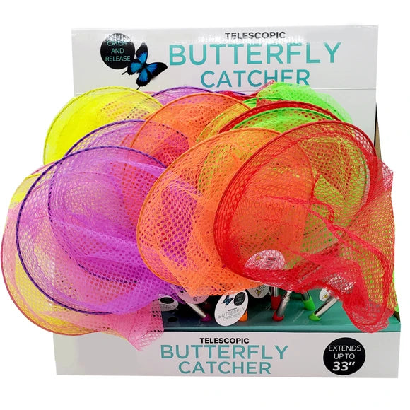 Kole Imports Telescopic Butterfly Net, Assorted 33 in